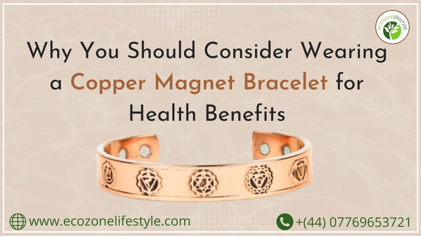 Mens Copper Bracelet Wristband for Arthritis - Pain Relief Health Bracelet